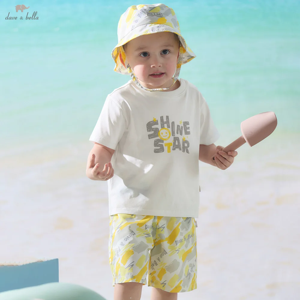 Dave Bella Boys Summer Suit Printed T-shirt Shorts Children Two Piece Set Short Sleeve Casual Clothing Set Tops Pants DB2261975
Dave Bella Boys Summer Suit Printed T-shirt Shorts Children Two Piece Set Short Sleeve Casual Clothing Set Tops Pants DB2261975