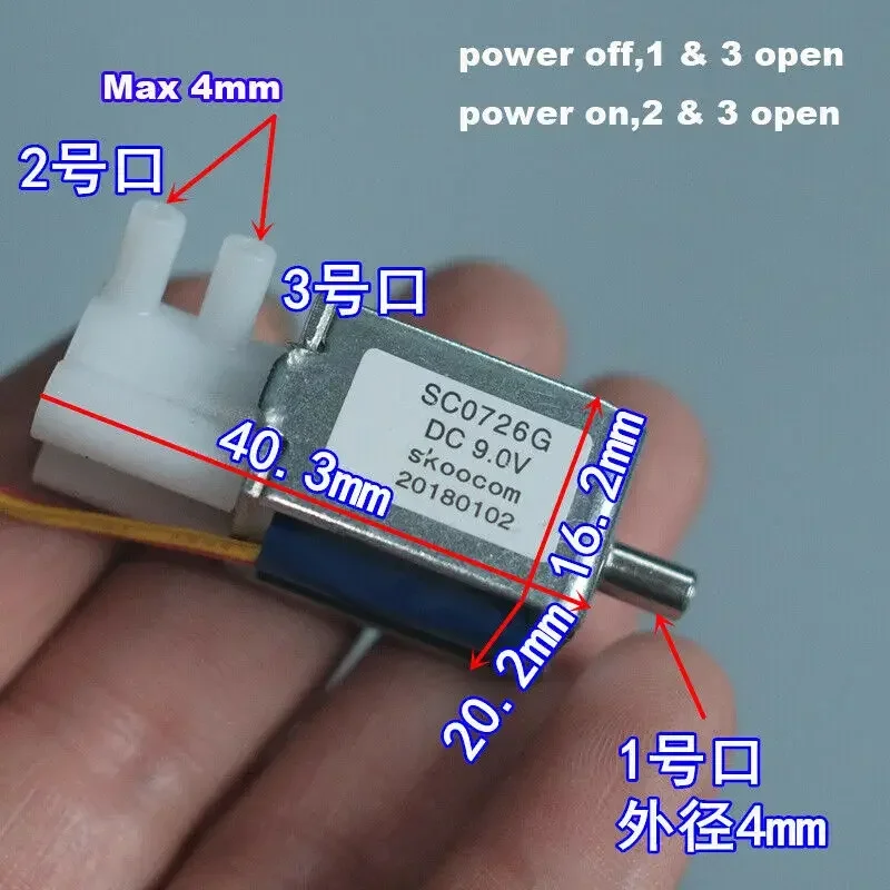 Новый Электрический электромагнитный клапан SC0726G Micro DC 9 В, 2-позиционный 3-позиционный контроль потока газа
Новый Электрический электромагнитный клапан SC0726G Micro DC 9 В, 2-позиционный 3-позиционный контроль потока газа