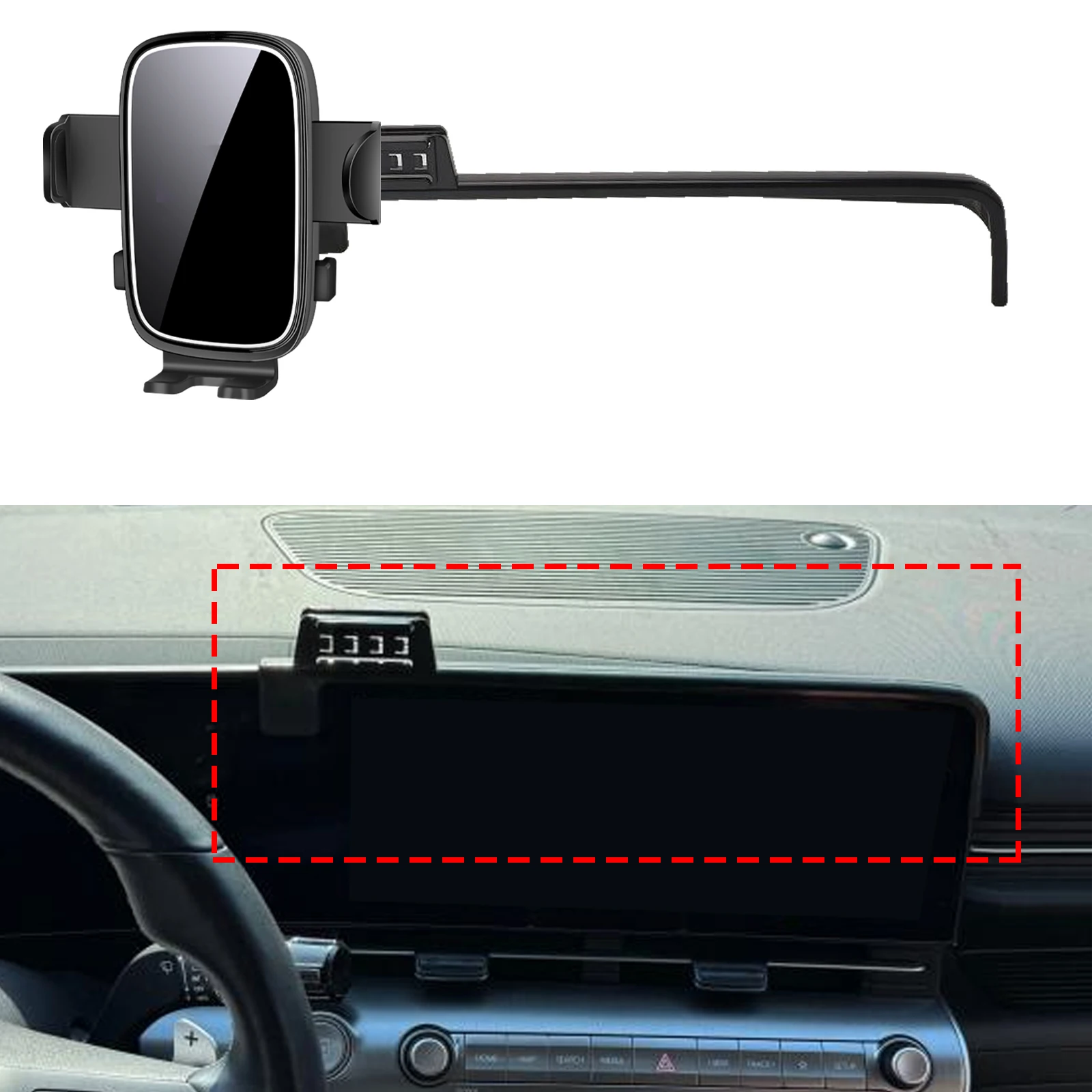 for Hyundai Kona 2024 2025 2026 Custom Fit Phone Holder Mount Dashboard Screen Base No Drill Car accessoires
for Hyundai Kona 2024 2025 2026 Custom Fit Phone Holder Mount Dashboard Screen Base No Drill Car accessoires