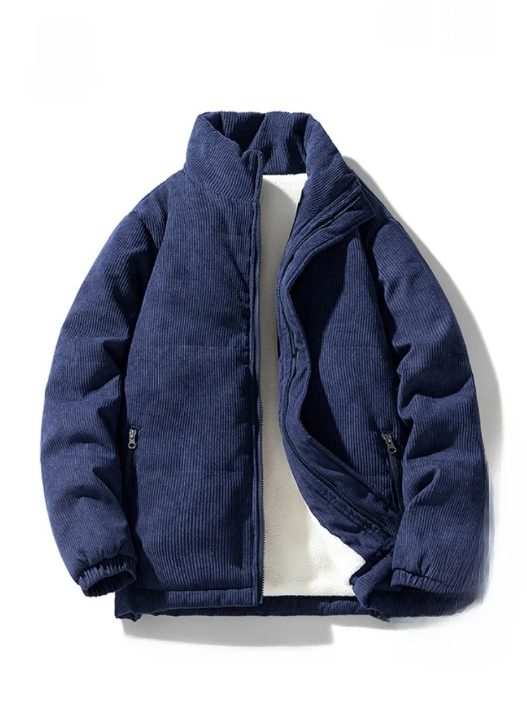 Winter Thiened Fce Lined Cotton Jaet Men's Stand Collar Coat Warmth Comfortable Mexican Stman Light Corduroy Coat
Winter Thiened Fce Lined Cotton Jaet Men's Stand Collar Coat Warmth Comfortable Mexican Stman Light Corduroy Coat
