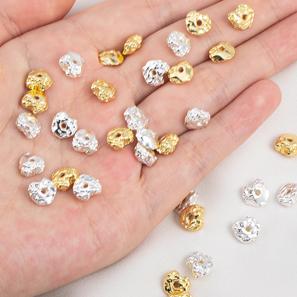 5Pcs 8x8.4mm 18K Gold Color Plated Irregular Lava Shape Charms Beads Copper for DIY Necklace Bracelet Jewelry Making Accessories
5Pcs 8x8.4mm 18K Gold Color Plated Irregular Lava Shape Charms Beads Copper for DIY Necklace Bracelet Jewelry Making Accessories