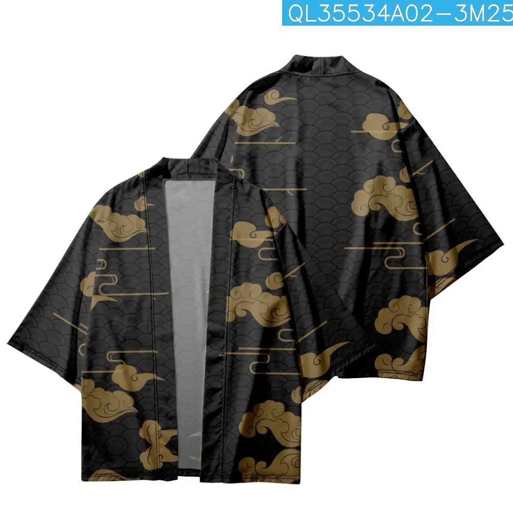 Loose Cartoon Clouds Printed Kimono Beach Shorts Streetwear Summer Casual Couple Women Men Haori Yukata Cardigan
Loose Cartoon Clouds Printed Kimono Beach Shorts Streetwear Summer Casual Couple Women Men Haori Yukata Cardigan