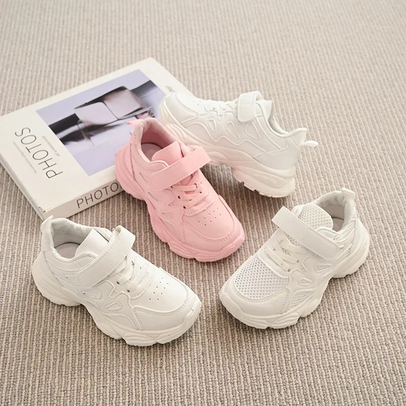 Children Running Shoes Soild Color Versatile Kids Sports Shoes Hook&loop 2025 New Fashion Girls Sneakers Comfort Thick Soft Sole
Children Running Shoes Soild Color Versatile Kids Sports Shoes Hook&loop 2025 New Fashion Girls Sneakers Comfort Thick Soft Sole