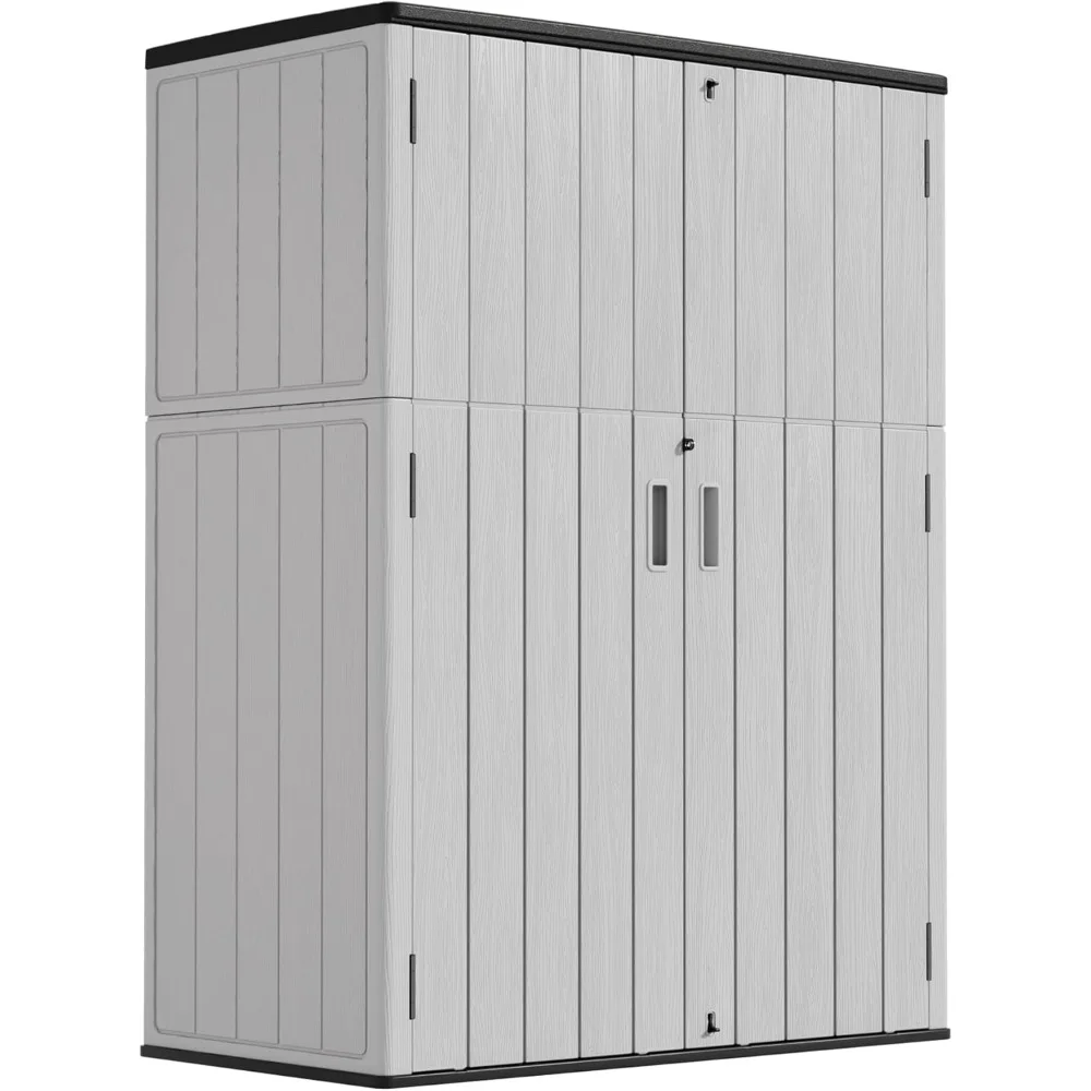 Vertical Storage Sheds with Floor, Sheds & Outdoor Storage Cabinet Waterproof for Garage Storage, Pool Storage, Bike Shed, Garde
Vertical Storage Sheds with Floor, Sheds & Outdoor Storage Cabinet Waterproof for Garage Storage, Pool Storage, Bike Shed, Garde