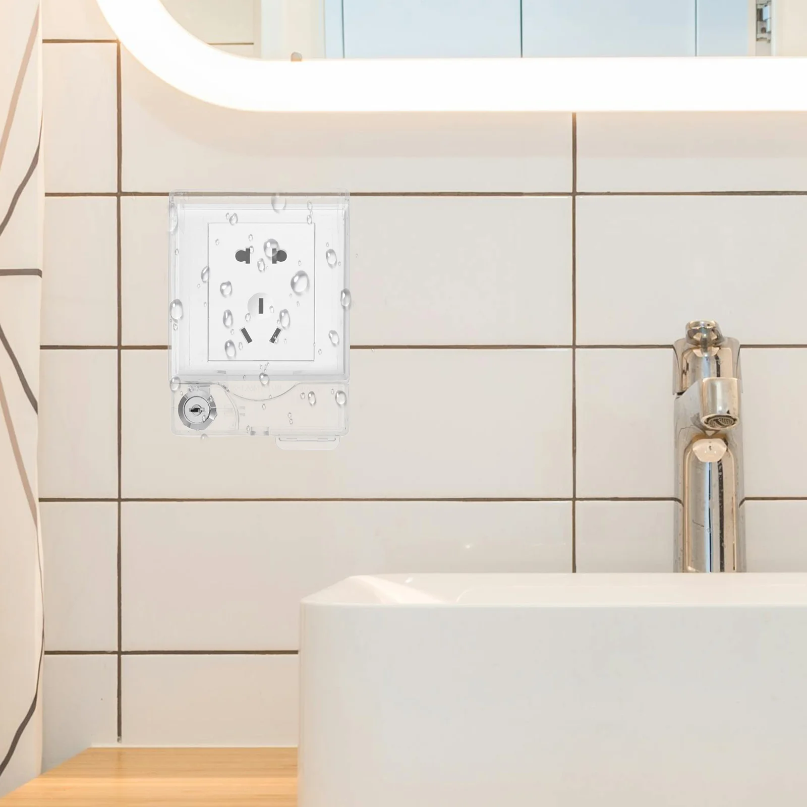 86-Type Waterproof Bathroom Socket Cover Concealed Installation Splash-Proof Protective Box for Electrical Outlet Safety
86-Type Waterproof Bathroom Socket Cover Concealed Installation Splash-Proof Protective Box for Electrical Outlet Safety