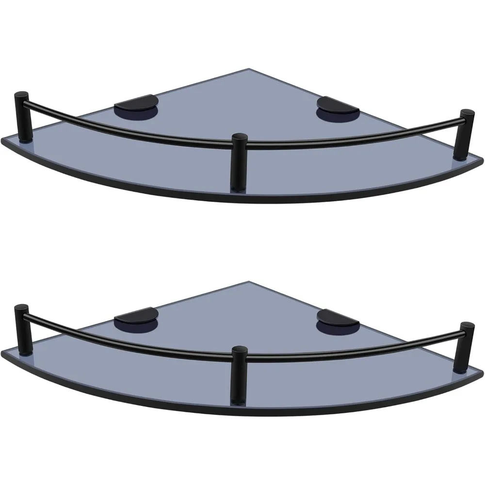 Стеклянные полки для ванной комнаты, набор из 2 стеклянных угловых полки, настенное крепление, угловые полки для душа с направляющими, плавающие стеклянные полки для ванны
Стеклянные полки для ванной комнаты, набор из 2 стеклянных угловых полки, настенное крепление, угловые полки для душа с направляющими, плавающие стеклянные полки для ванны