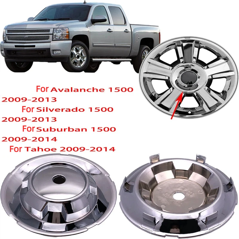 For Chevrolet Avalanche, Silverado, Suburban, and Tahoe wheel hub covers, wheel center caps
For Chevrolet Avalanche, Silverado, Suburban, and Tahoe wheel hub covers, wheel center caps