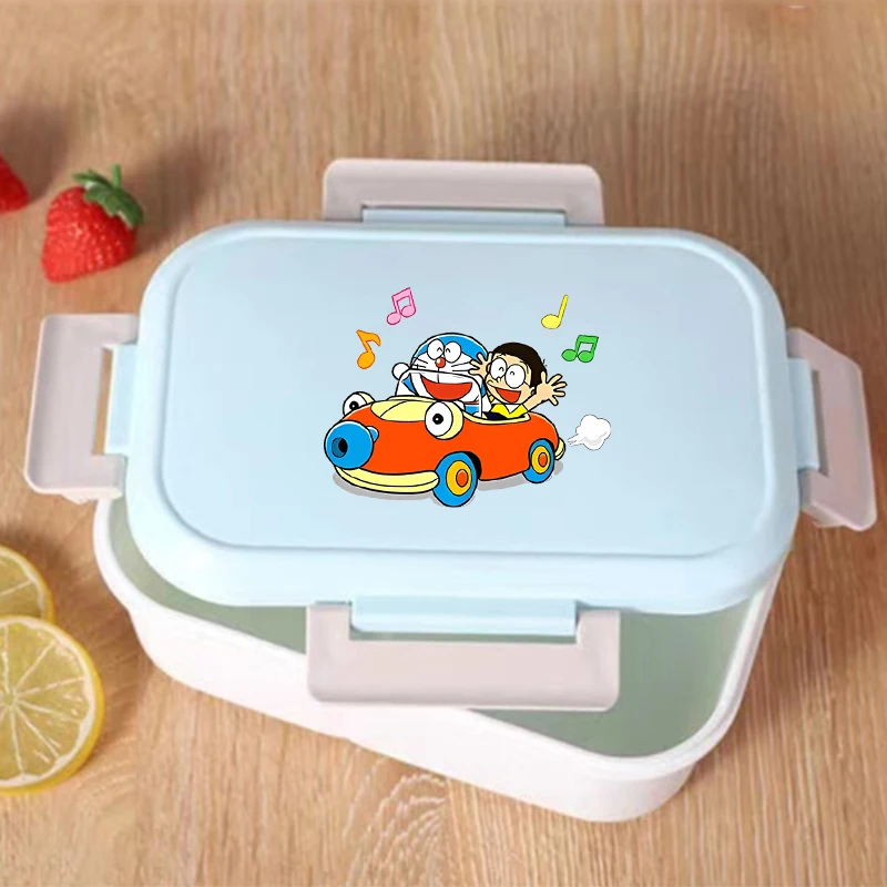 Cute Doraemoned Lunch Box Portable Plastic Leak-proof Bento Box with Compartment Fashion Cartoon Printed Fruit Salad Container
Cute Doraemoned Lunch Box Portable Plastic Leak-proof Bento Box with Compartment Fashion Cartoon Printed Fruit Salad Container