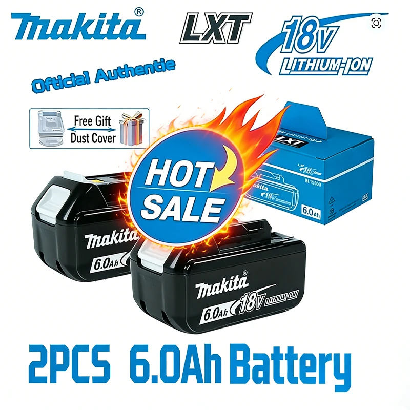 100% Original Makita battery,18V 6.0Ah rechargeable battery, replacing Makita BL1830B L1840B L1850B L1860B,power tool battery
100% Original Makita battery,18V 6.0Ah rechargeable battery, replacing Makita BL1830B L1840B L1850B L1860B,power tool battery