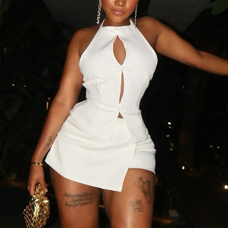 Hollow Out Ruched Bodycon Skirt Set 2 Piece Womens Solid Color Party Club Sexy Chic Summer Elegant Semi Formal Outfit Top
Hollow Out Ruched Bodycon Skirt Set 2 Piece Womens Solid Color Party Club Sexy Chic Summer Elegant Semi Formal Outfit Top