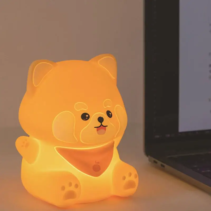 Silicone Night Light For Kids Safe Adjustable Raccoon Kids Bedside Lamp Home Decor Products Novelty Lighting For Travel Camping
Silicone Night Light For Kids Safe Adjustable Raccoon Kids Bedside Lamp Home Decor Products Novelty Lighting For Travel Camping