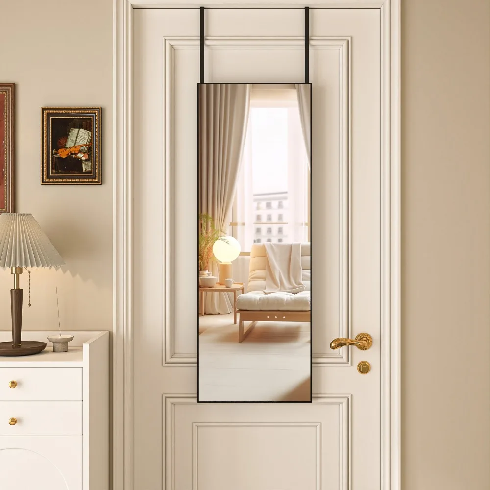 Hasipu Door Mirror Full Length, 44"x 16" Full Body Over The Door Hanging Wall Mounted Mirror for Bedroom, Living Room, Cloakroom
Hasipu Door Mirror Full Length, 44"x 16" Full Body Over The Door Hanging Wall Mounted Mirror for Bedroom, Living Room, Cloakroom