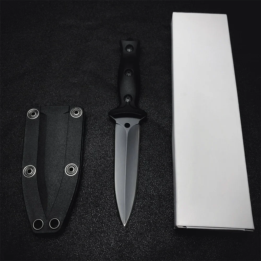 High Hardness Fixed Blade Knife 440C Double Blade ABS Handle with ABS Sheath Tactical Knife Outdoor EDC Hunting Camping Tool
High Hardness Fixed Blade Knife 440C Double Blade ABS Handle with ABS Sheath Tactical Knife Outdoor EDC Hunting Camping Tool
