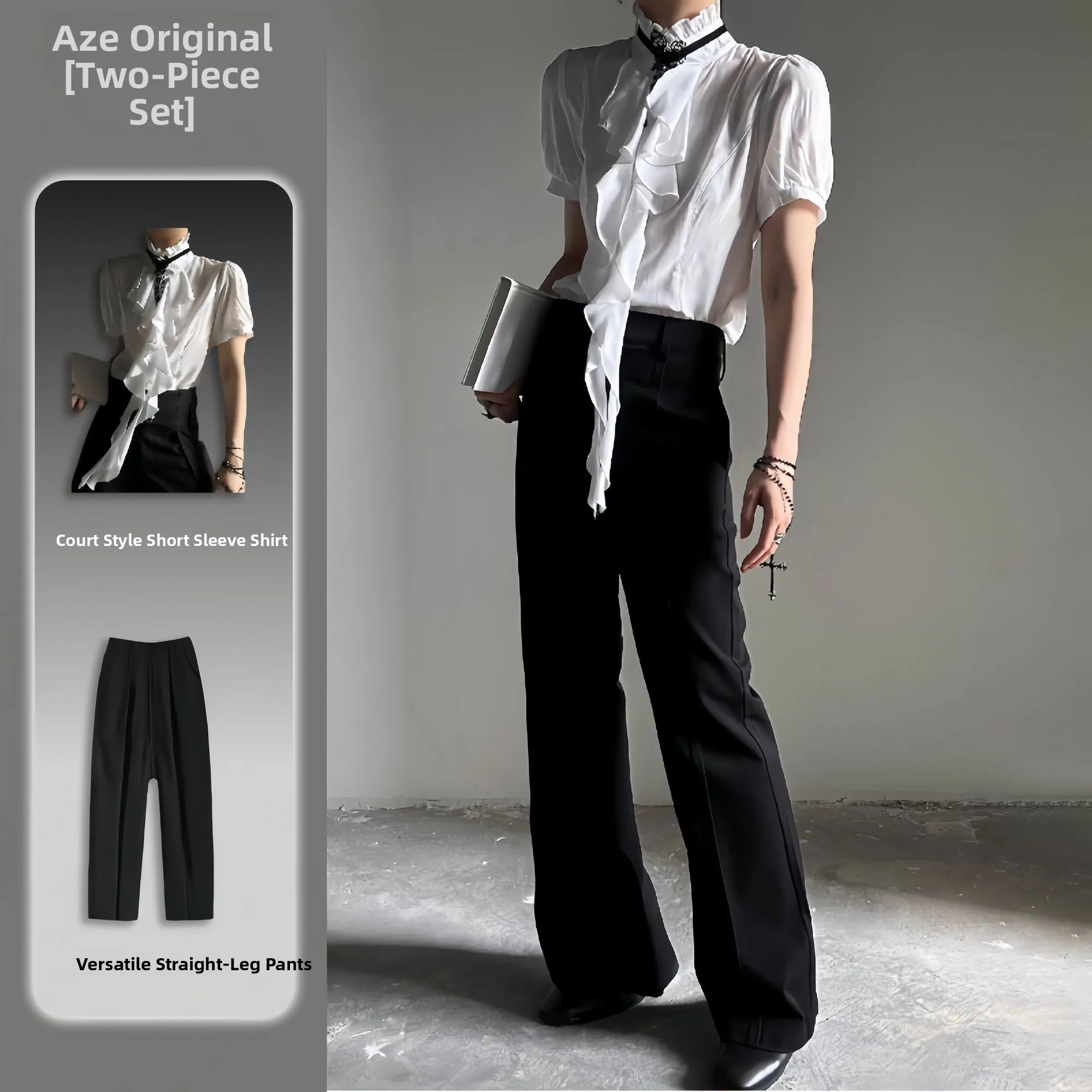 Simple Minimalist Unisex Shirt Set Couple's Retro Samurai Style Summer Short Sleeve Polyester Blend Men's Women's Outfit
Simple Minimalist Unisex Shirt Set Couple's Retro Samurai Style Summer Short Sleeve Polyester Blend Men's Women's Outfit