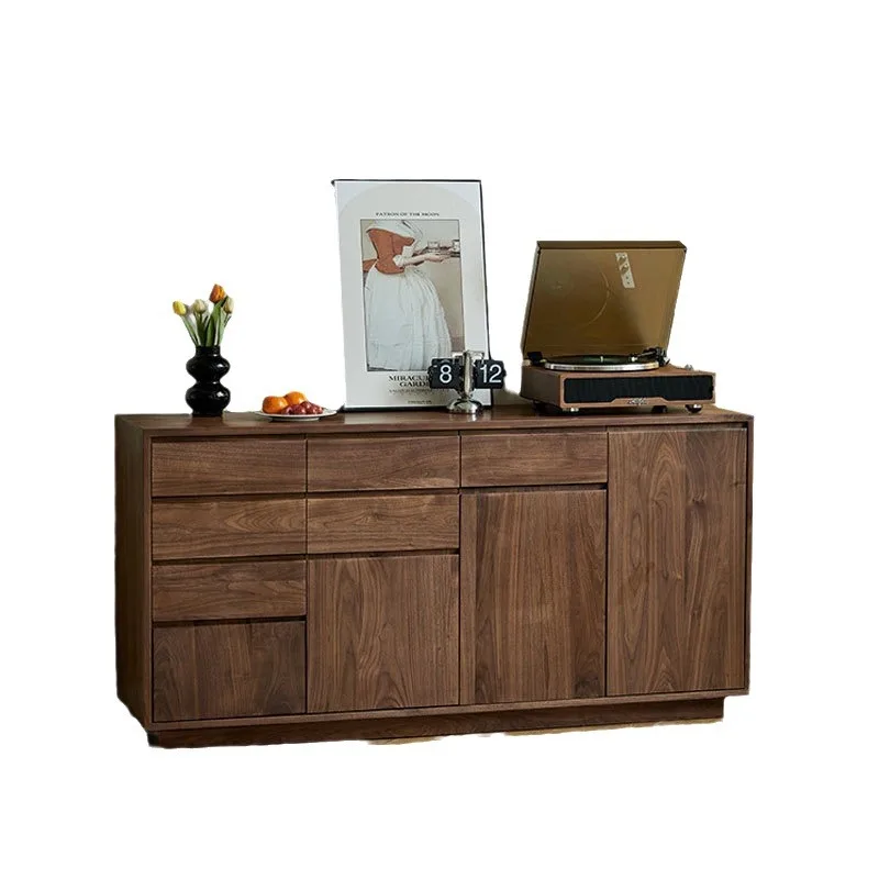 North American black walnut solid wood chest simple living room entrance bedroom locker
North American black walnut solid wood chest simple living room entrance bedroom locker