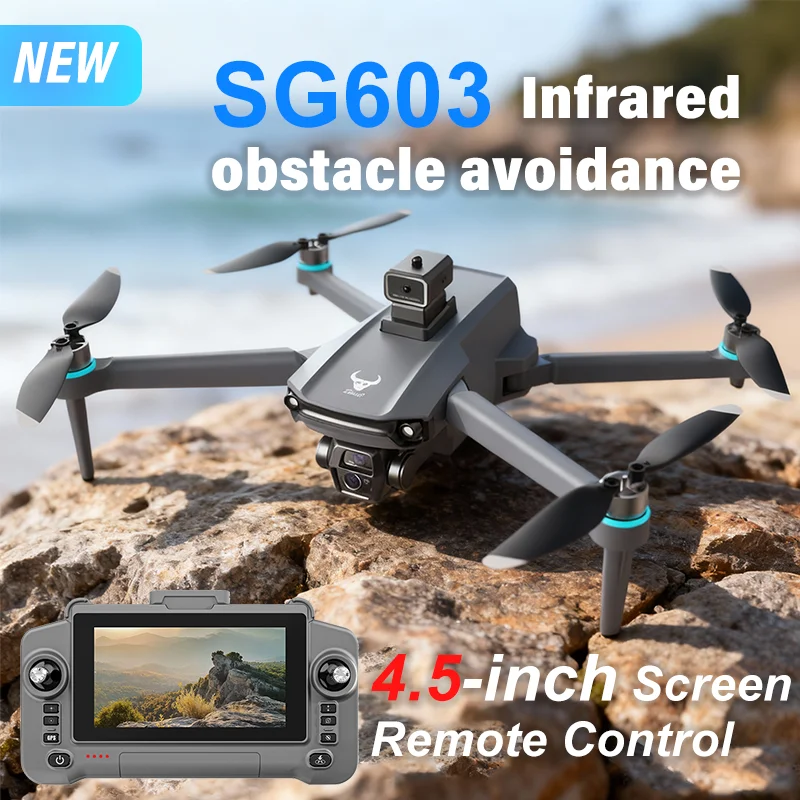 2026 RC Dron SG603 8K HD Двойная камера 5G GPS Квадрокоптер Инфракрасный уход препятствий Динамический светодиодный светильник Аэрофотосъемка Игрушка в подарок
2026 RC Dron SG603 8K HD Двойная камера 5G GPS Квадрокоптер Инфракрасный уход препятствий Динамический светодиодный светильник Аэрофотосъемка Игрушка в подарок