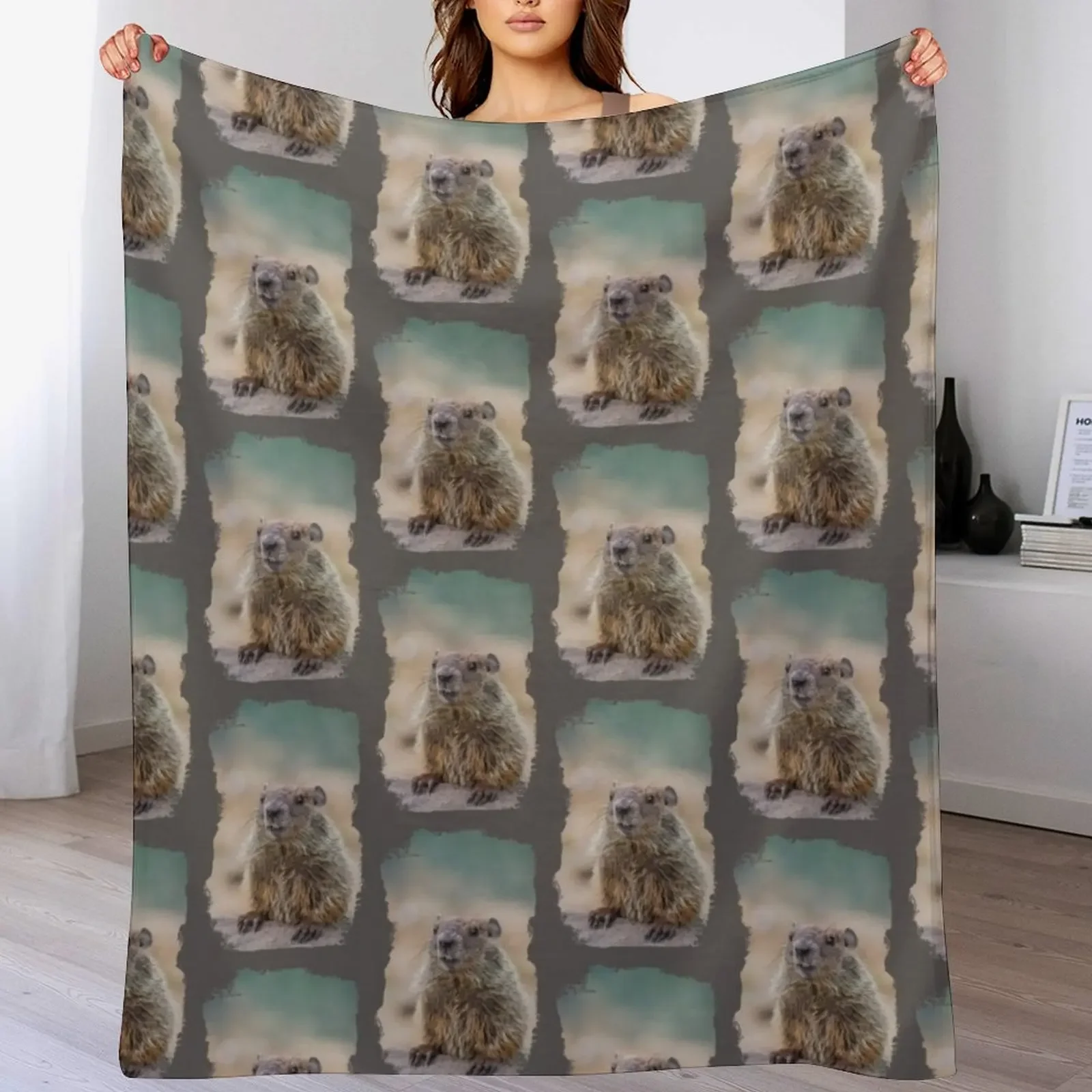 Groundhog with grunge effect - Grunge Groundhog for Groundhog Day Throw Blanket Breathable Lightweight Blanket for Adults Kids
Groundhog with grunge effect - Grunge Groundhog for Groundhog Day Throw Blanket Breathable Lightweight Blanket for Adults Kids