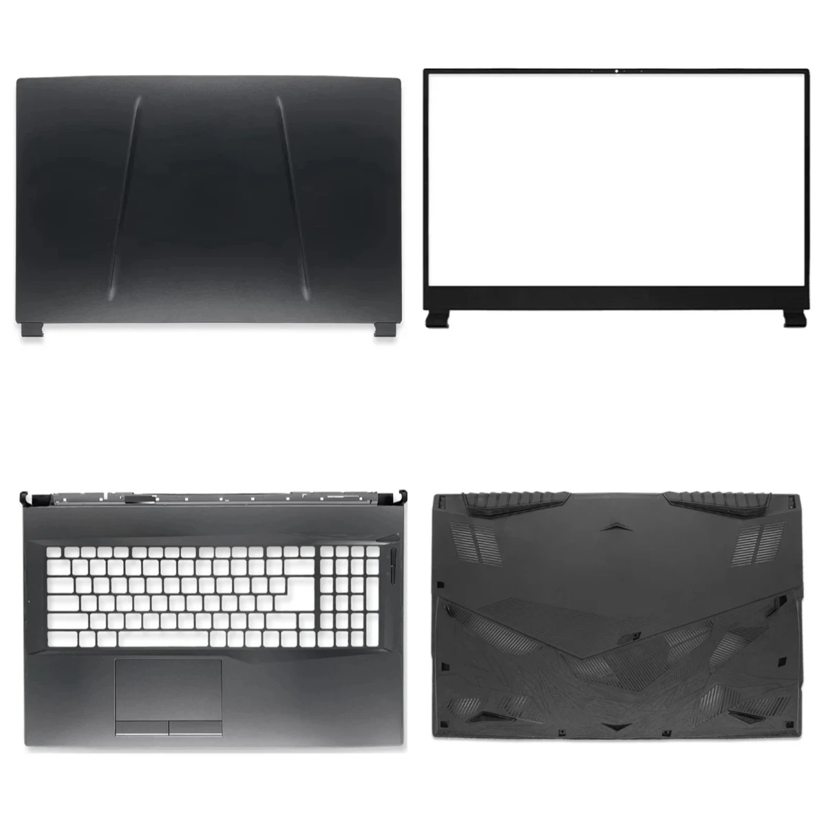 GP75 MS-17E2 17E3 17E7 laptops, including LCD top cover, front panel, hinge, palm rest bottom cover and hinge cover shell
GP75 MS-17E2 17E3 17E7 laptops, including LCD top cover, front panel, hinge, palm rest bottom cover and hinge cover shell