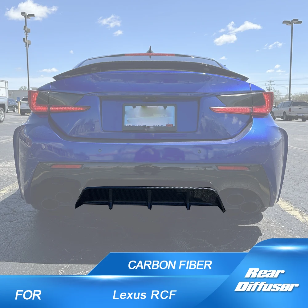 Carbon Fiber Car Rear Bumper Diffuser For Lexus 2015-2019 RC F RCF Center Bumper Splitter Under Panel Car Bodykits Extension
Carbon Fiber Car Rear Bumper Diffuser For Lexus 2015-2019 RC F RCF Center Bumper Splitter Under Panel Car Bodykits Extension
