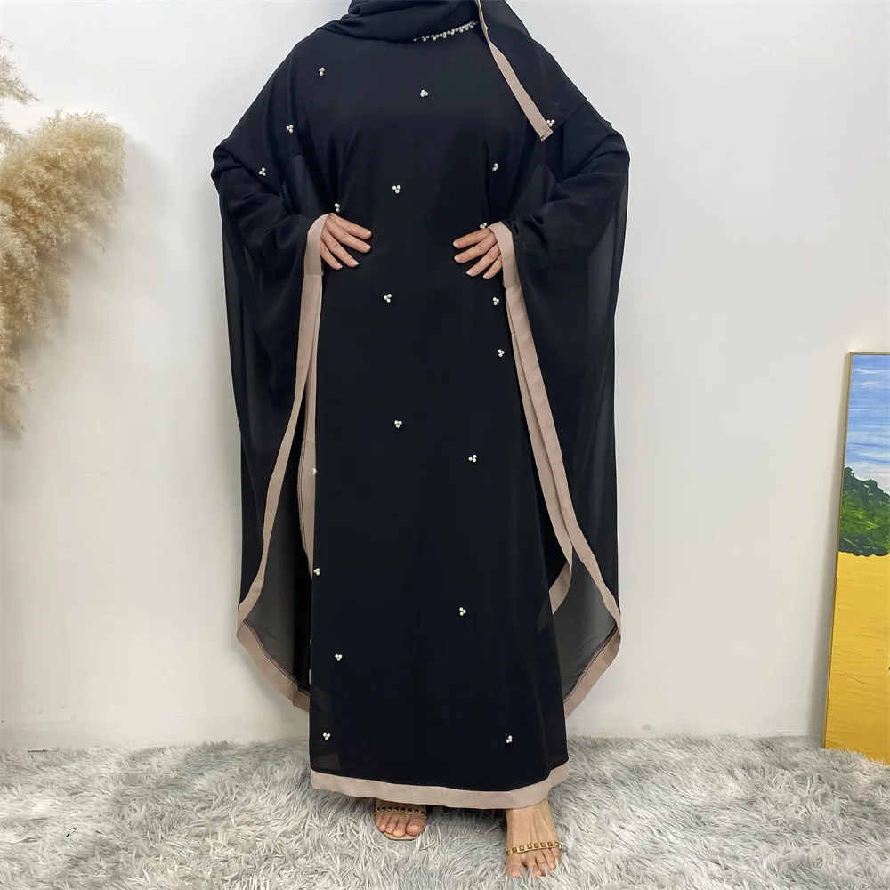 New Muslim Abayas Moroccan Caftan Islamic Clothing for Women Fashion Pearls Kimono Robe Party Dresses Turkey Kaftan Ramadan
New Muslim Abayas Moroccan Caftan Islamic Clothing for Women Fashion Pearls Kimono Robe Party Dresses Turkey Kaftan Ramadan