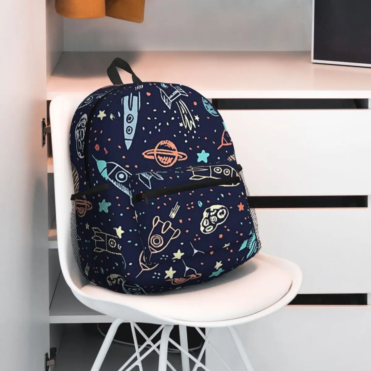 Cartoon Rocket Planet Creative Universe Style Backpack Student BookBag Children School Bag Computer Shoulder Bags for Boys Girls
Cartoon Rocket Planet Creative Universe Style Backpack Student BookBag Children School Bag Computer Shoulder Bags for Boys Girls