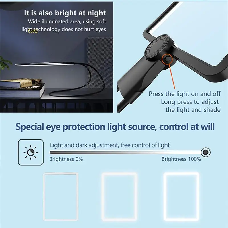 5X Hands Free Magnifying Glass With 50 LED Light,Gooseneck Page Magnifier For Senior Low Vision Reading,Repairing,Sewing
5X Hands Free Magnifying Glass With 50 LED Light,Gooseneck Page Magnifier For Senior Low Vision Reading,Repairing,Sewing