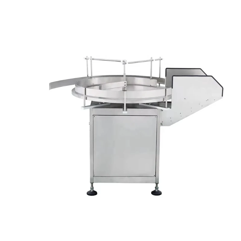 Round rotating plastic glass bottle feed collector food packaging sorting turntable interpreter
Round rotating plastic glass bottle feed collector food packaging sorting turntable interpreter