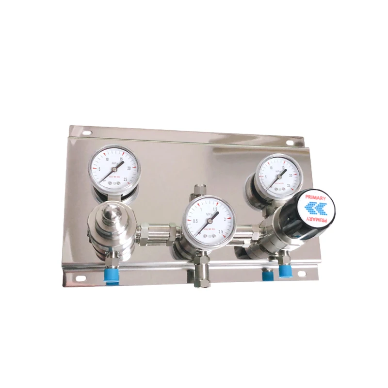 Manifold System 316SS Type High Pressure Stainless Steel Semi-automatic Control Panel Changeover System
Manifold System 316SS Type High Pressure Stainless Steel Semi-automatic Control Panel Changeover System