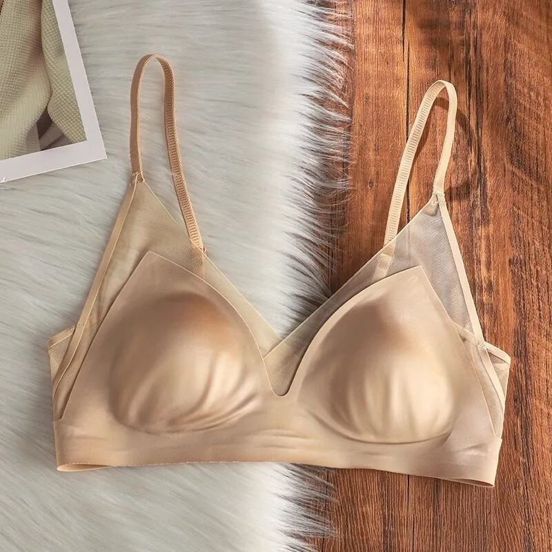 New Sexy Seamless Invisible Foundation Bra Thin Shoulder Strap Rabbit Ear Cup Minimizer Anti-Sagging Back Smoothing Plus Size
New Sexy Seamless Invisible Foundation Bra Thin Shoulder Strap Rabbit Ear Cup Minimizer Anti-Sagging Back Smoothing Plus Size