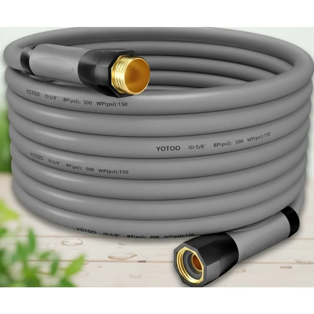 Heavy Duty Garden Hose 5/8-Inch 50-Feet Flexible Kink Resistant High Pressure for Outdoor Watering
Heavy Duty Garden Hose 5/8-Inch 50-Feet Flexible Kink Resistant High Pressure for Outdoor Watering