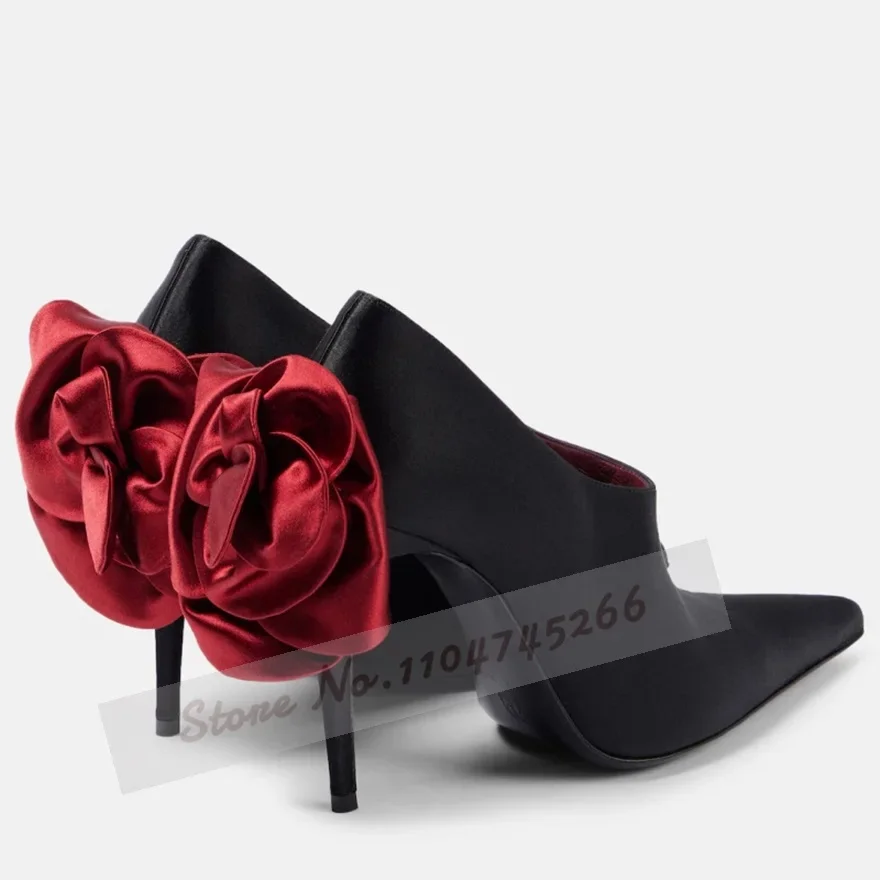 Women Red White Satin Fabric 3D Flowers Dress Pumps Stiletto Heel Pointed Toe Blossom Floral Wedding Shoes Slip-On Elegant Pumps
Women Red White Satin Fabric 3D Flowers Dress Pumps Stiletto Heel Pointed Toe Blossom Floral Wedding Shoes Slip-On Elegant Pumps