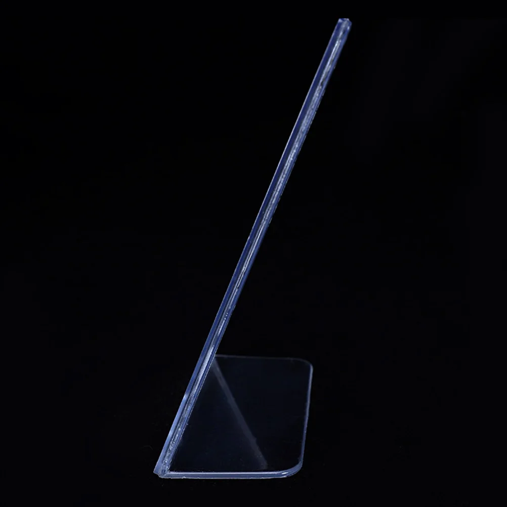5Pcs L Shape Acrylic Display Stand Slanted Desktop Sign Holder Menu Photo Paper Holder for Shop Supermarket Advertisement
5Pcs L Shape Acrylic Display Stand Slanted Desktop Sign Holder Menu Photo Paper Holder for Shop Supermarket Advertisement
