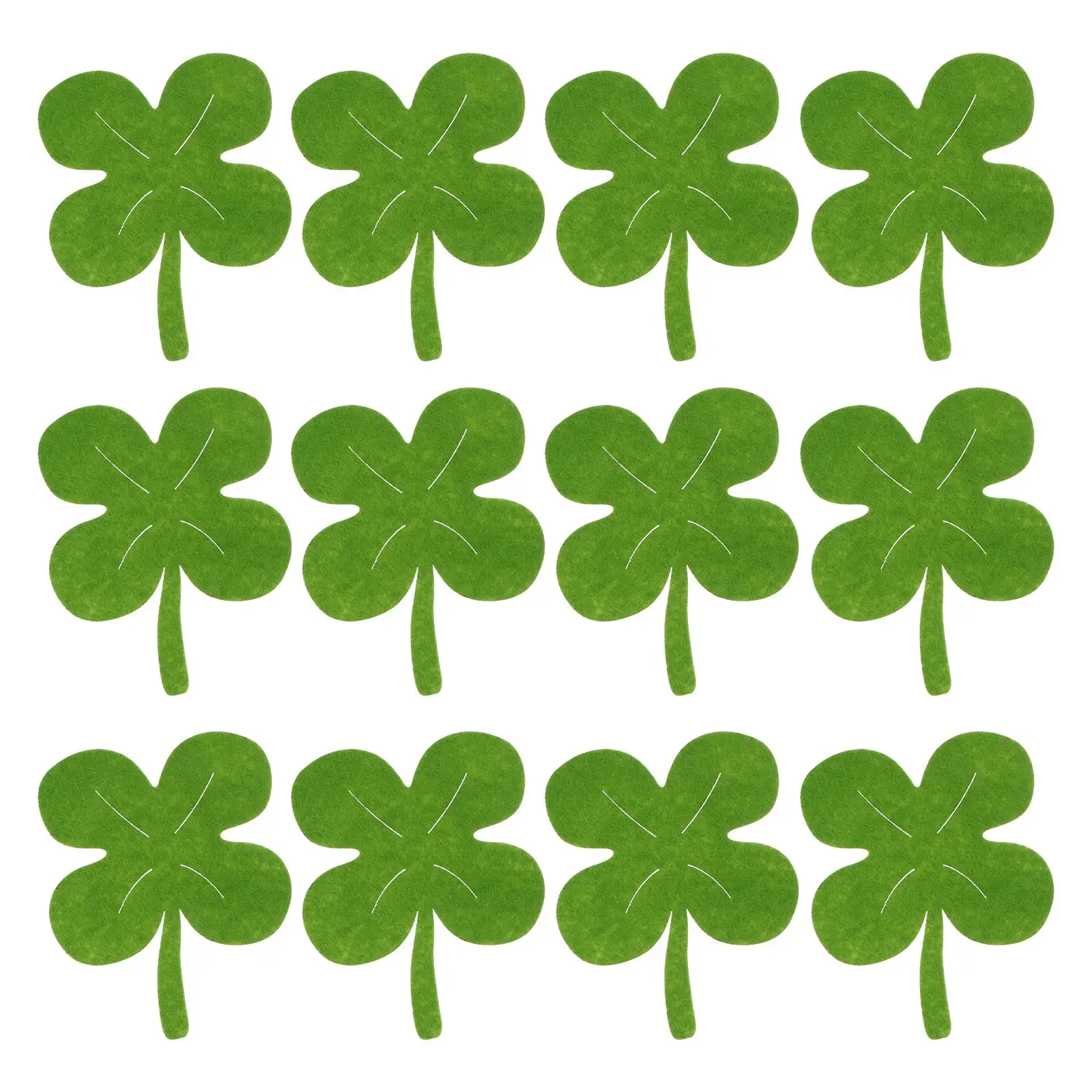 12 Pcs Four Leaf Coaster Cloth Table Mats for St Patrick Party Desktop Placemat Tea Dining Accessories
12 Pcs Four Leaf Coaster Cloth Table Mats for St Patrick Party Desktop Placemat Tea Dining Accessories