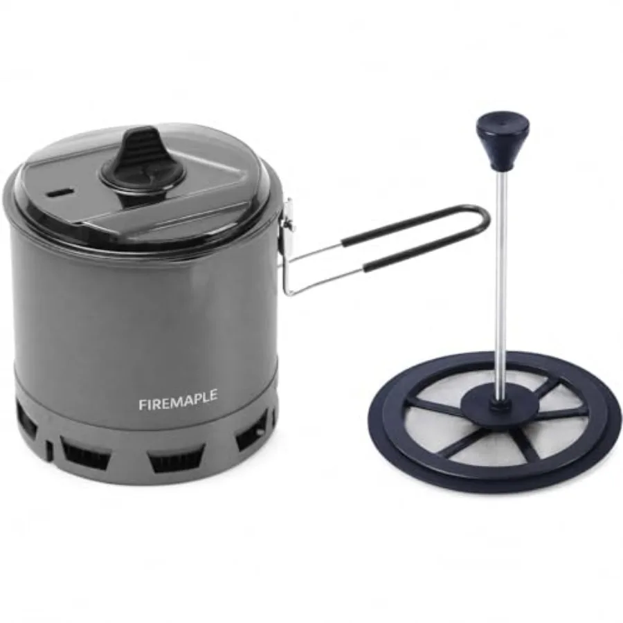 Petrel Ultralight 750ml Camping Pot and French Press Coffee Filter Bundle - High Efficiency Heat Exchanger Backpacking Cookware
Petrel Ultralight 750ml Camping Pot and French Press Coffee Filter Bundle - High Efficiency Heat Exchanger Backpacking Cookware