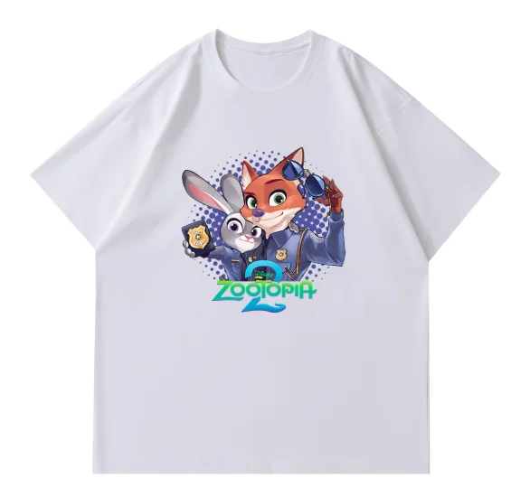 MINISO футболки с принтом Zootopia, свободные повседневные футболки с короткими рукавами и круглым вырезом для женщин и мужчин, универсальные модные популярные футболки
MINISO футболки с принтом Zootopia, свободные повседневные футболки с короткими рукавами и круглым вырезом для женщин и мужчин, универсальные модные популярные футболки