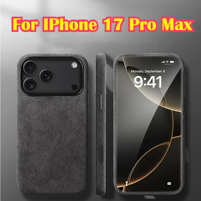 Premium Suede for MagSafe Magnetic Case for IPhone 17 Pro Max Air 16 Business Soft Touch Feel Shockproof Protective Phone Cover
Premium Suede for MagSafe Magnetic Case for IPhone 17 Pro Max Air 16 Business Soft Touch Feel Shockproof Protective Phone Cover