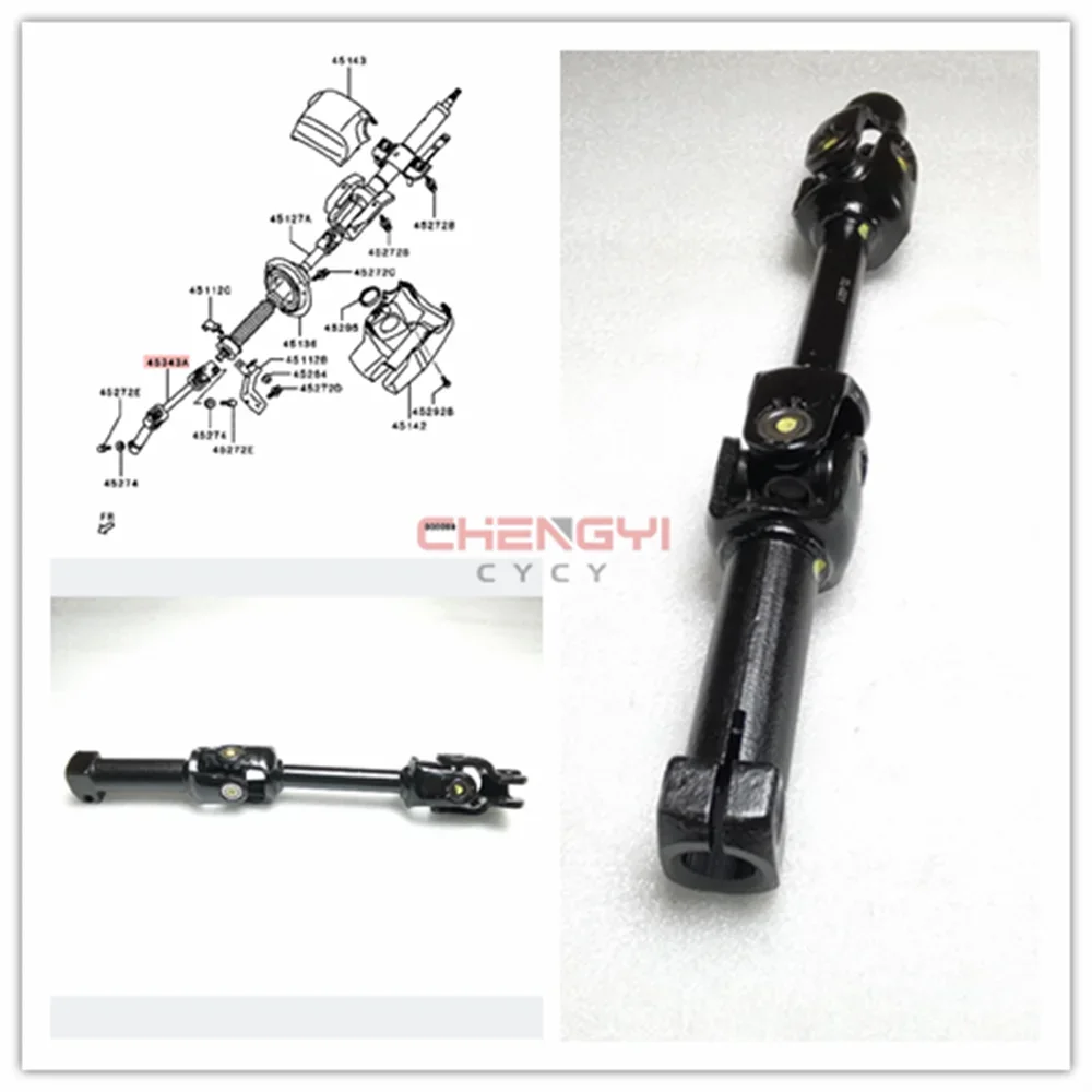LHD Power Steering Shaft Joint Assy For Pajero Montero Sport KG4W KG5W KG6W KH6W KH9W 4401A242 4401A161 MN125326
LHD Power Steering Shaft Joint Assy For Pajero Montero Sport KG4W KG5W KG6W KH6W KH9W 4401A242 4401A161 MN125326