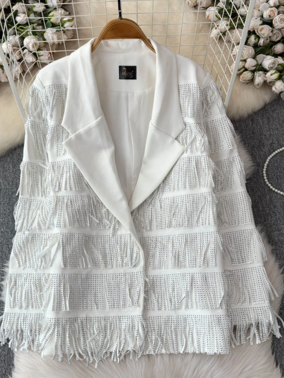 Двухслойный тюнер с кисточками и блестками, мужская и женская верхняя одежда для костюмов, блестящая верхняя одежда свободного покроя, длинная одежда...
Двухслойный тюнер с кисточками и блестками, мужская и женская верхняя одежда для костюмов, блестящая верхняя одежда свободного покроя, длинная одежда...