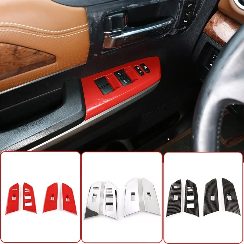 Для Toyota Tundra 2014 2015-2021 ABS углеродное волокно, двери автомобиля, окно, стекло, кнопка подъема, панель переключателя, наклейка, салон автомобиля
Для Toyota Tundra 2014 2015-2021 ABS углеродное волокно, двери автомобиля, окно, стекло, кнопка подъема, панель переключателя, наклейка, салон автомобиля