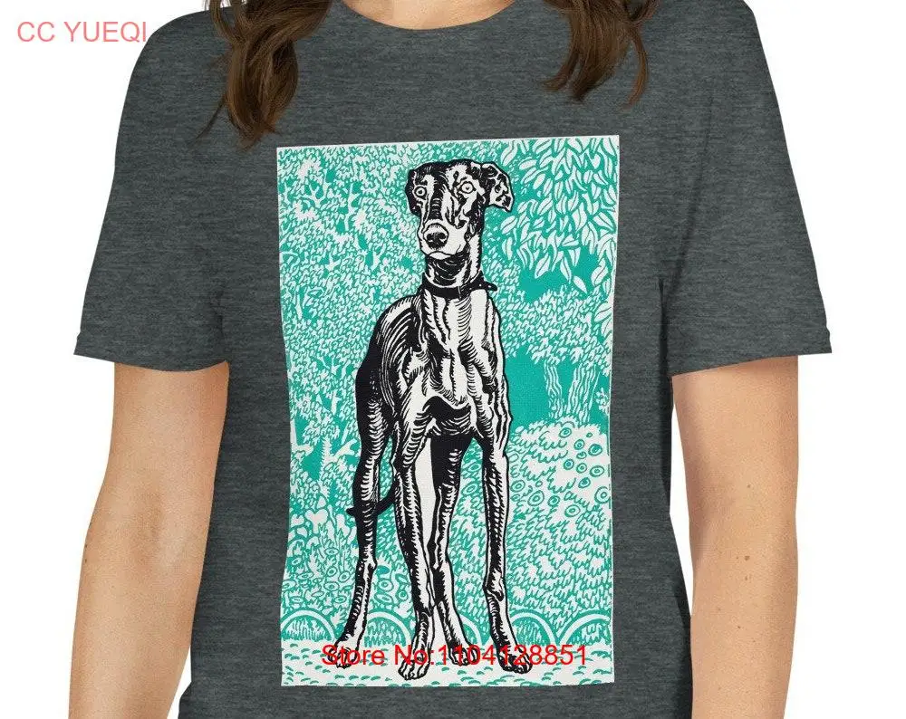 Greyhound Print by Moriz Jung Dog lover T Shirt Unique Original Artwork long or short sleeves
Greyhound Print by Moriz Jung Dog lover T Shirt Unique Original Artwork long or short sleeves