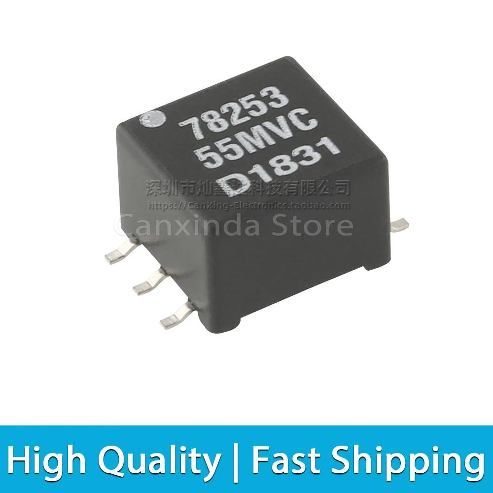 78253/55MVC 78253 55MVC Signal Power Pulse Converter Transformer 1:1.33 5V TO 5V 4KV 4000V Isolation Pulse Transformer
78253/55MVC 78253 55MVC Signal Power Pulse Converter Transformer 1:1.33 5V TO 5V 4KV 4000V Isolation Pulse Transformer