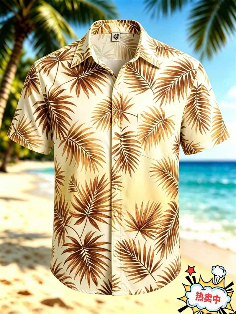 2026 new Men's colorful coconut tropical graphic short-sleeved shirt men's Hawaiian seaside resort style button shirt y2k tops
2026 new Men's colorful coconut tropical graphic short-sleeved shirt men's Hawaiian seaside resort style button shirt y2k tops