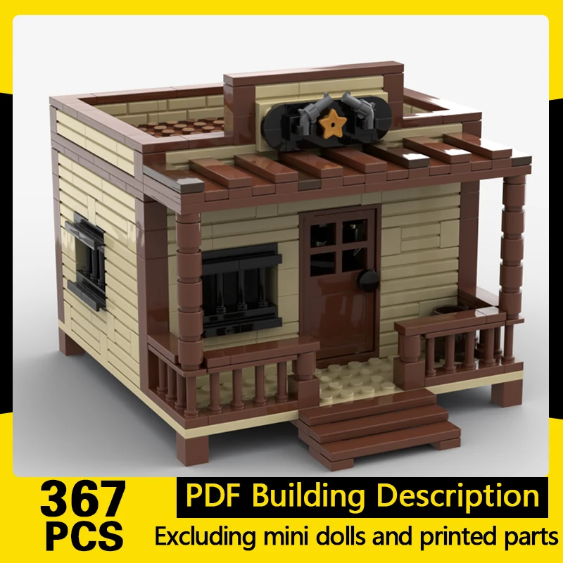 City Street View Model MOC Building Bricks Small Sheriff Station Modular Technology Gifts Holiday Assemble Children Toys Suit
City Street View Model MOC Building Bricks Small Sheriff Station Modular Technology Gifts Holiday Assemble Children Toys Suit