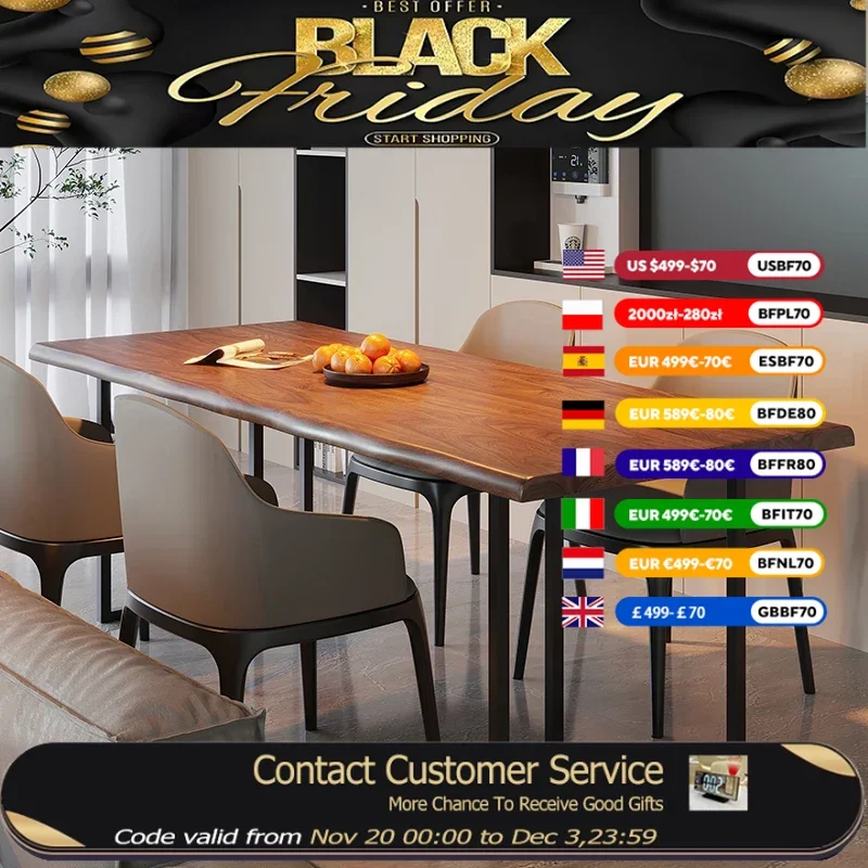 Designer Wooden Event Table Unique Non Slip Floor Office Dining Coffee Table Restaurant Kitchen Salon Mesa De Jantar Furniture
Designer Wooden Event Table Unique Non Slip Floor Office Dining Coffee Table Restaurant Kitchen Salon Mesa De Jantar Furniture