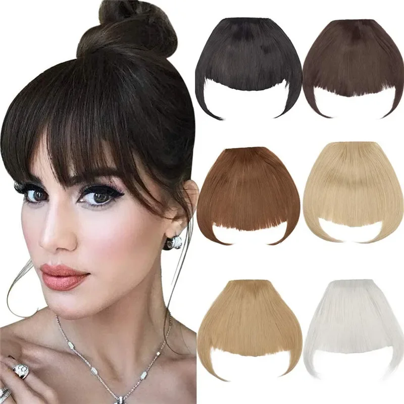 Bang False Hair Bangs black brown auburn red Clip In on Synthetic Hair Fringe clip in bangds for women
Bang False Hair Bangs black brown auburn red Clip In on Synthetic Hair Fringe clip in bangds for women