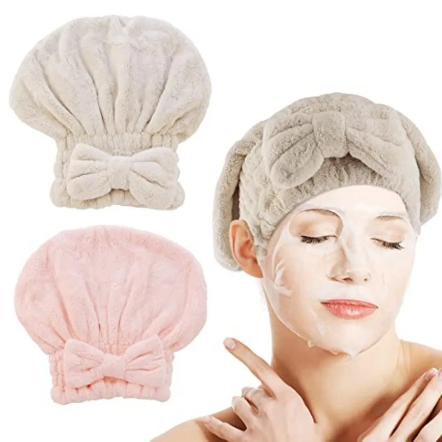 2 Pack Microfiber Hair Drying Caps Hair Drying Towel Super Absorbent Hair Towel Wrap Fast Drying Hair Turban Wrap Towels Soft Q
2 Pack Microfiber Hair Drying Caps Hair Drying Towel Super Absorbent Hair Towel Wrap Fast Drying Hair Turban Wrap Towels Soft Q