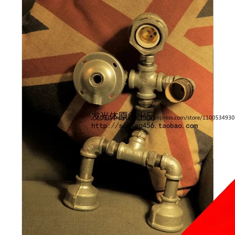 Luminous Body Produced Water Pipe Shape Iron Decoration Cafe Bar Robot Decoration
Luminous Body Produced Water Pipe Shape Iron Decoration Cafe Bar Robot Decoration