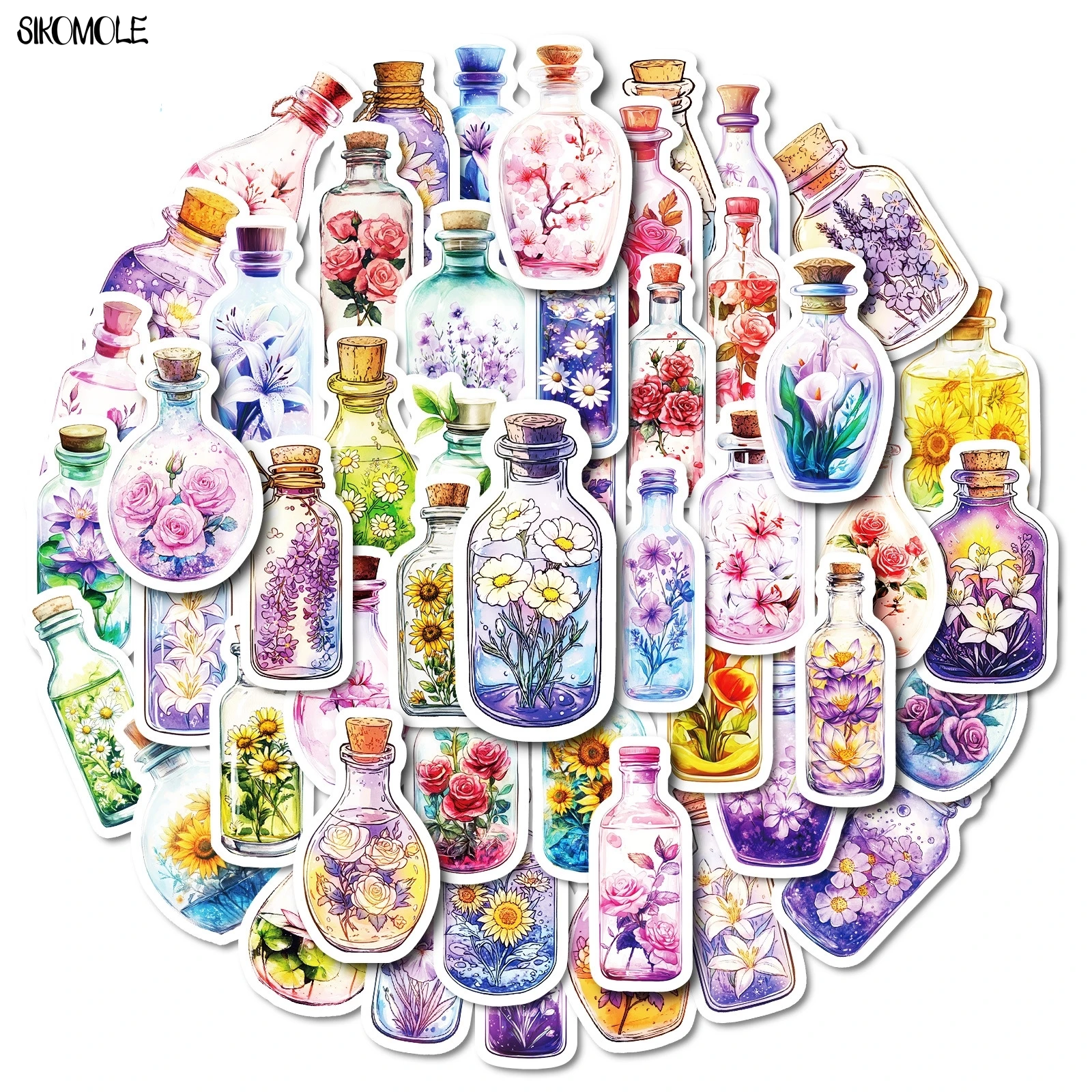 10/30/50pcs Cartoon Bottle Flower World Stickers Creative DIY Toy Phone Laptop Guitar Travel Luggage Skateboard Graffiti Sticker
10/30/50pcs Cartoon Bottle Flower World Stickers Creative DIY Toy Phone Laptop Guitar Travel Luggage Skateboard Graffiti Sticker