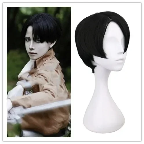 QQXCAIW Короткие прямые парики для косплея Levi/Rivaille, черные, 30 см, синтетические волосы
QQXCAIW Короткие прямые парики для косплея Levi/Rivaille, черные, 30 см, синтетические волосы
