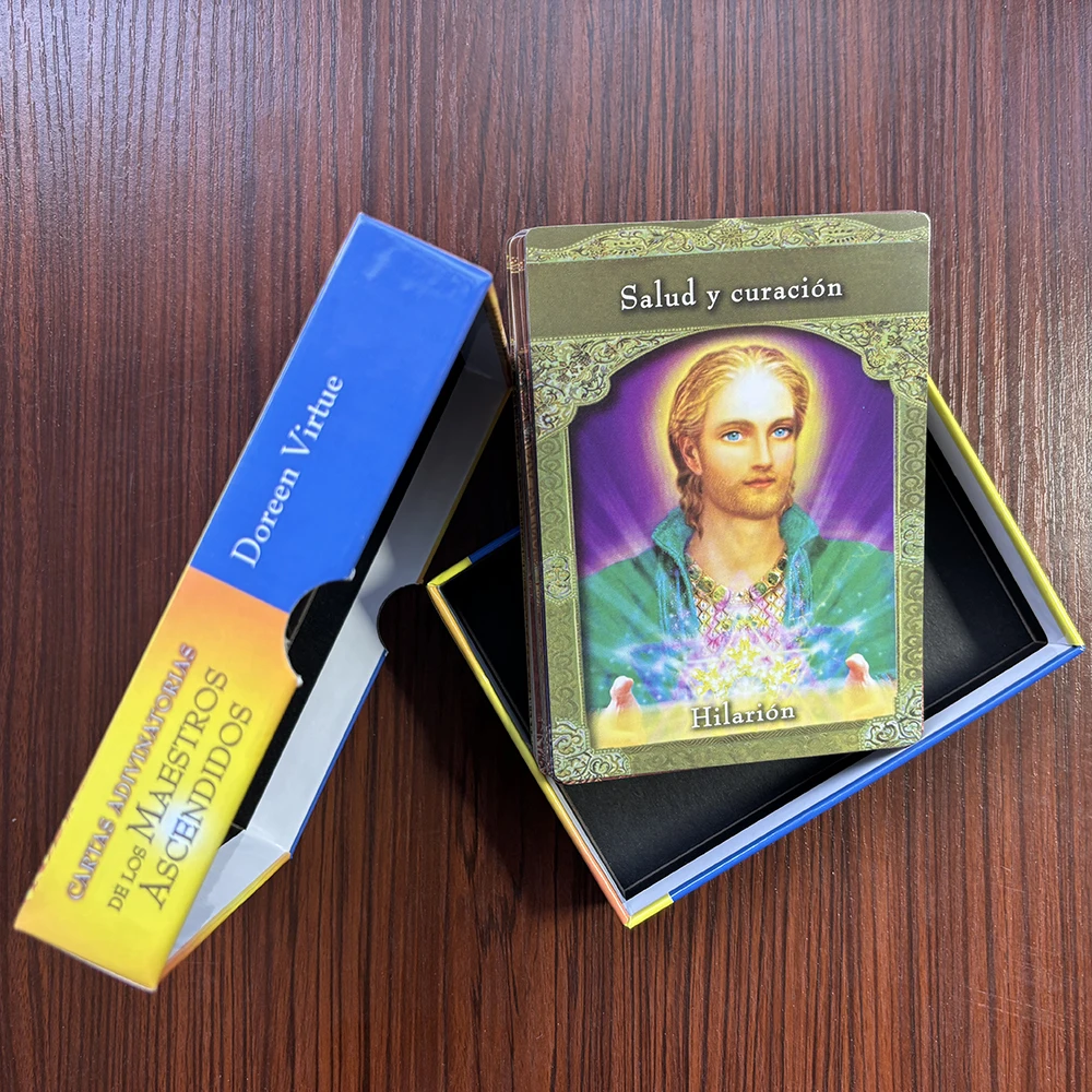 12×8.7 cm/4.72×3.43 inch Cartas Adivinatorias de los Maestros Ascendidos – Oráculo Espiritual en Español, 44 Cartas de Gran Tama
12×8.7 cm/4.72×3.43 inch Cartas Adivinatorias de los Maestros Ascendidos – Oráculo Espiritual en Español, 44 Cartas de Gran Tama